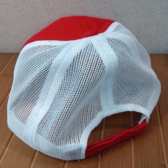 NEWPhoenix Boats Trucker Hat Red White Cap Adjustable Embroidered Logo Strapback - Picture 2 of 4